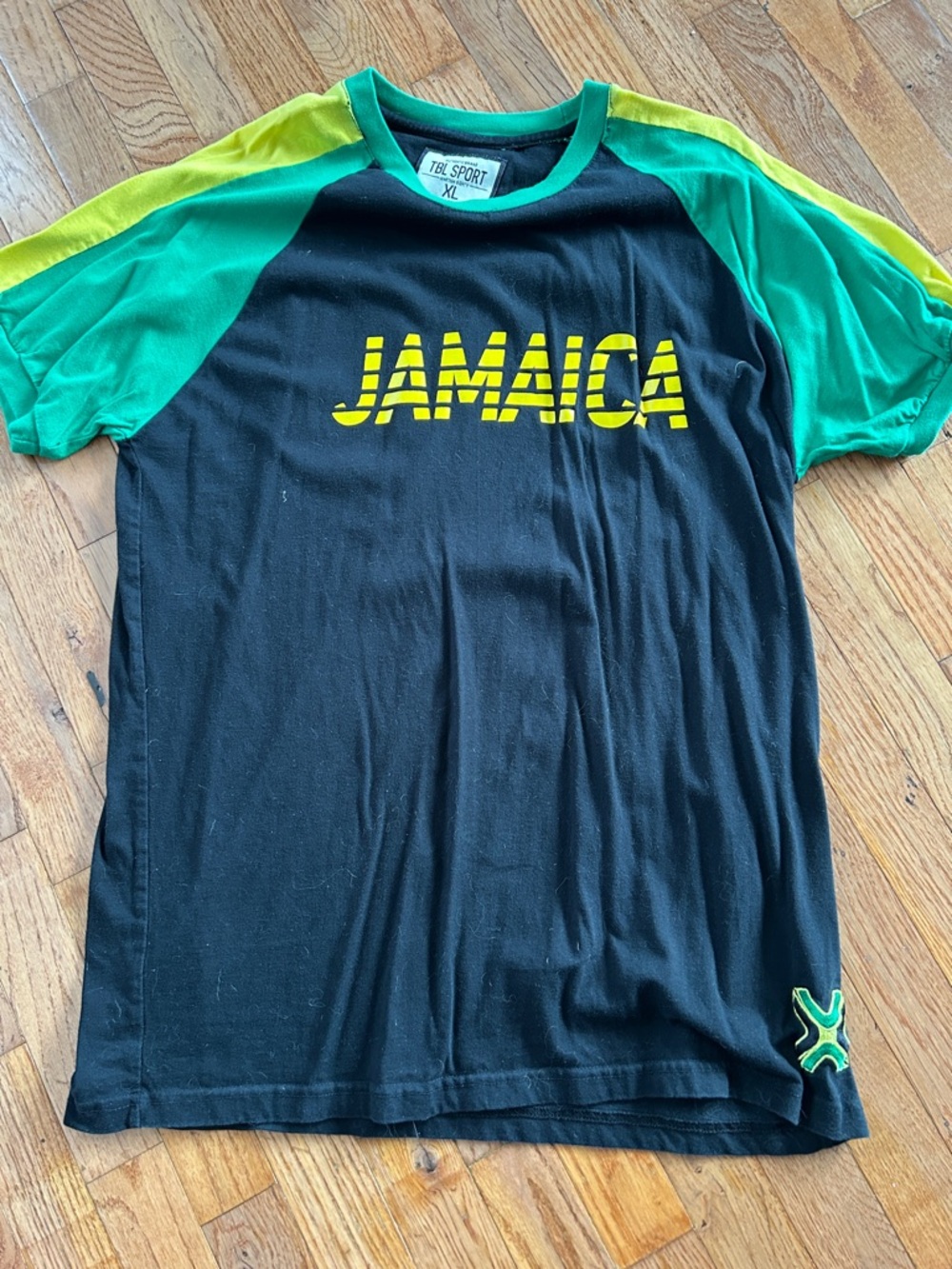 Jamaica Graphic Tee - Black/Green/Yellow
